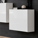 Paris Prix Lot De 2 Blocs & Étagère "Switch SBI" 130cm Blanc
