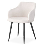 Paris Prix Lot De 2 Chaises Bouclette "Joa" 79cm Crème