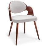 Paris Prix Lot De 2 Chaises Bouclette "Kadoa" 72cm Noisette & Beige