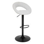 Paris Prix Lot De 2 Chaises De Bar Ajustable "Sasha" 96cm Gris