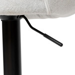 Paris Prix Lot De 2 Chaises De Bar Ajustable "Sasha" 96cm Gris
