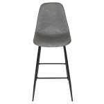 Paris Prix Lot De 2 Chaises De Bar "Amber" 106cm Gris