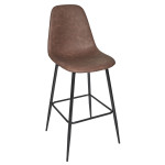 Paris Prix Lot De 2 Chaises De Bar "Amber" 106cm Marron