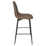 Paris Prix Lot De 2 Chaises De Bar "Amber" 106cm Marron