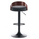 Paris Prix Lot De 2 Chaises De Bar "Baron" 85cm Noir & Marron