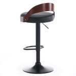 Paris Prix Lot De 2 Chaises De Bar "Baron" 85cm Noir & Marron