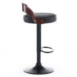 Paris Prix Lot De 2 Chaises De Bar "Baron" 85cm Noir & Marron