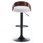 Paris Prix Lot De 2 Chaises De Bar Bouclette "Baron" 85cm Crème & Marron