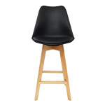 Paris Prix Lot De 2 Chaises De Bar "Californie" 105cm Noir