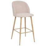 Paris Prix Lot De 2 Chaises De Bar "Céleste" 106cm Beige Lin