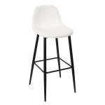 Paris Prix Lot De 2 Chaises De Bar Côtelé "Scott" 100cm Beige