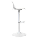 Paris Prix Lot De 2 Chaises De Bar Design "Aiko" 82-103cm Blanc
