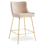 Paris Prix Lot De 2 Chaises De Bar Design "Amyra" 91cm Beige