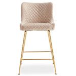Paris Prix Lot De 2 Chaises De Bar Design "Amyra" 91cm Beige