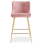Paris Prix Lot De 2 Chaises De Bar Design "Amyra" 91cm Rose