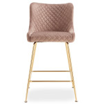 Paris Prix Lot De 2 Chaises De Bar Design "Amyra" 91cm Taupe