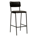 Paris Prix Lot De 2 Chaises De Bar Design "Dario" 103cm Noir