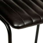 Paris Prix Lot De 2 Chaises De Bar Design "Dario" 103cm Noir