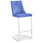 Paris Prix Lot De 2 Chaises De Bar Design "Darling" 108cm Bleu