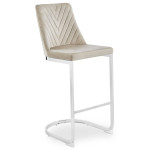 Paris Prix Lot De 2 Chaises De Bar Design "Darling" 108cm Taupe