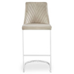 Paris Prix Lot De 2 Chaises De Bar Design "Darling" 108cm Taupe