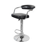 Paris Prix Lot De 2 Chaises De Bar "Midnight" 84-105cm Noir