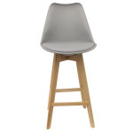 Paris Prix Lot De 2 Chaises De Bar "Ombra" 105cm Gris