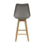 Paris Prix Lot De 2 Chaises De Bar "Ombra" 105cm Gris