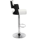 Paris Prix Lot De 2 Chaises De Bar "Paddington" 90-110cm Noir & Blanc