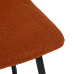 Paris Prix Lot De 2 Chaises De Bar "Sirac" 104cm Ambre