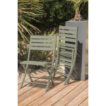 Paris Prix Lot De 2 Chaises De Jardin Pliantes "Marius" 82cm Kaki