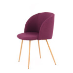 Paris Prix Lot De 2 Chaises Déco "Celina" 84 Cm Violet