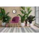 Paris Prix Lot De 2 Chaises Déco "Celina" 84 Cm Violet