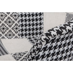Paris Prix Lot De 2 Chaises Déco "Dave" 80cm Noir & Blanc