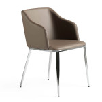 Paris Prix Lot De 2 Chaises Design "Alvaro" 79cm Taupe
