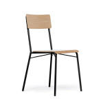 Paris Prix Lot De 2 Chaises Design "Ashburn" 82cm Chêne