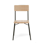 Paris Prix Lot De 2 Chaises Design "Ashburn" 82cm Chêne