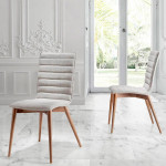 Paris Prix Lot De 2 Chaises Design "Barbara" 90cm Gris