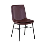 Paris Prix Lot De 2 Chaises Design "Brady" 84cm Marron Clair & Foncé