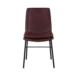 Paris Prix Lot De 2 Chaises Design "Brady" 84cm Marron Clair & Foncé