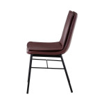 Paris Prix Lot De 2 Chaises Design "Brady" 84cm Marron Clair & Foncé