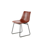 Paris Prix Lot De 2 Chaises Design "Caila" 82cm Marron Café