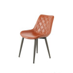 Paris Prix Lot De 2 Chaises Design "Cecil" 81cm Marron Café