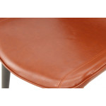 Paris Prix Lot De 2 Chaises Design "Cecil" 81cm Marron Café