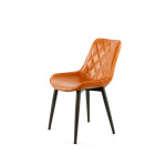 Paris Prix Lot De 2 Chaises Design "Cecil" 81cm Orange