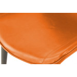 Paris Prix Lot De 2 Chaises Design "Cecil" 81cm Orange