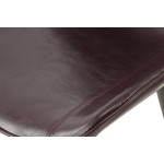 Paris Prix Lot De 2 Chaises Design "Cecil" 81cm Violet Foncé