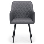 Paris Prix Lot De 2 Chaises Design "Claren" 86cm Gris