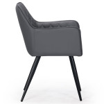 Paris Prix Lot De 2 Chaises Design "Claren" 86cm Gris