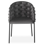 Paris Prix Lot De 2 Chaises Design "Elvire" 79cm Gris